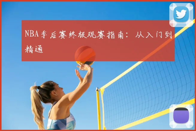 NBA季后赛终极观赛指南:从入门到精通