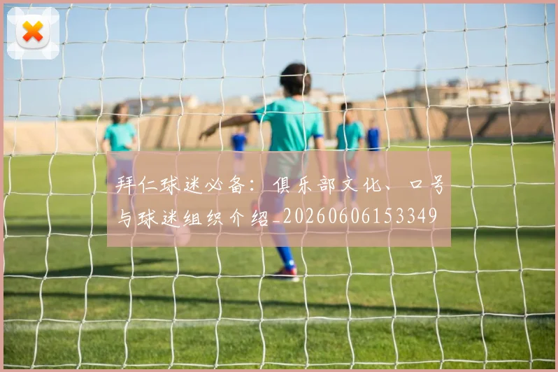 拜仁球迷必备：俱乐部文化、口号与球迷组织介绍_20260606153349